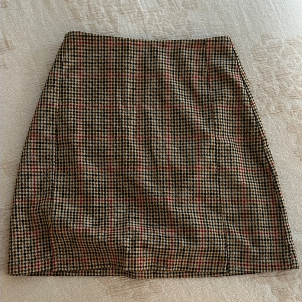 Brandy Melville Checkered Pencil Skirt